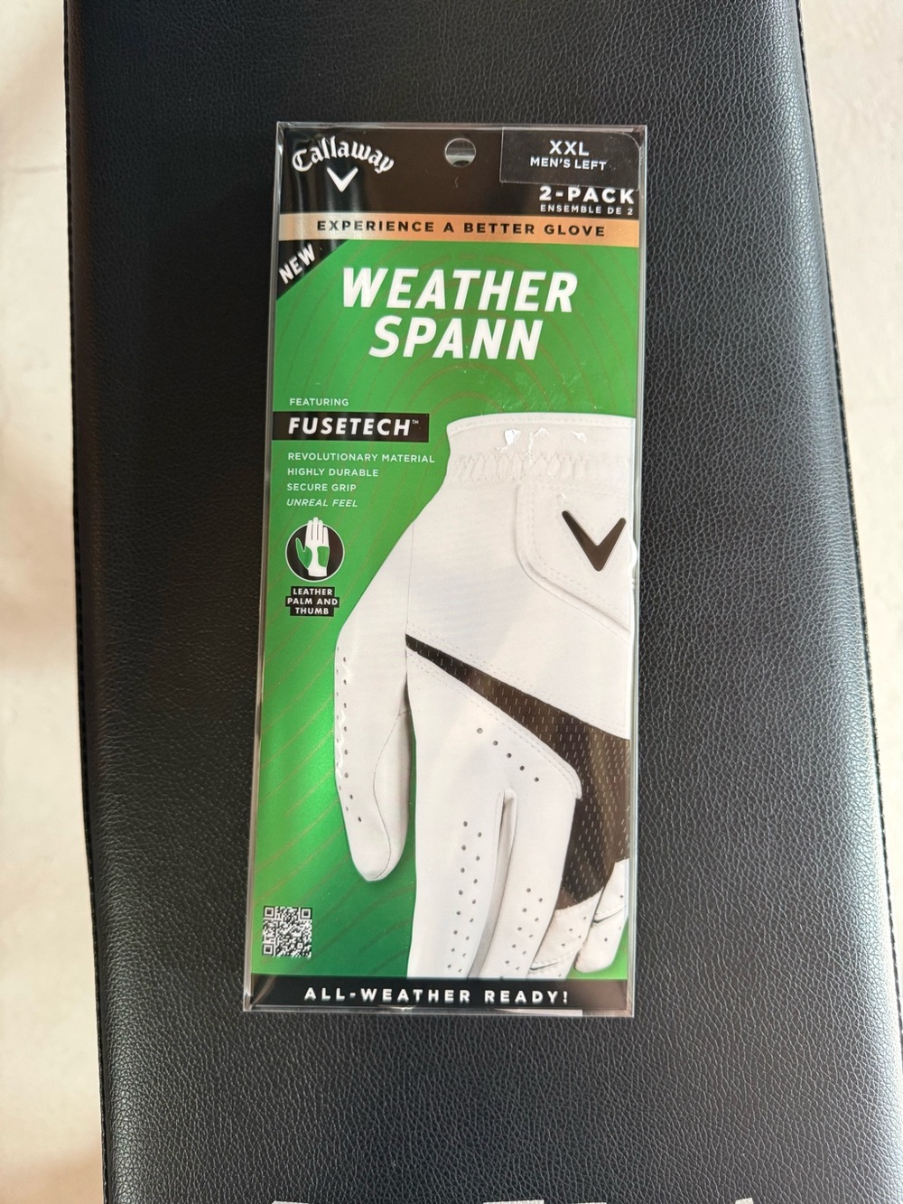 Callaway Weather Spann Men's Golf Gloves - 2 Pack